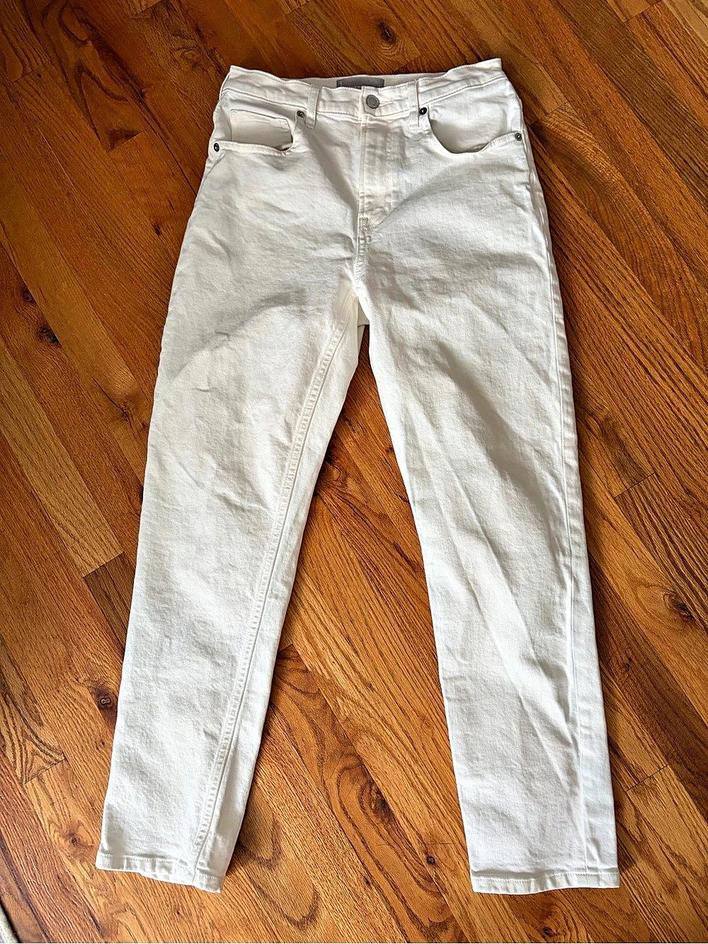 Everlane The Cheeky Jean White Skinny Jeans